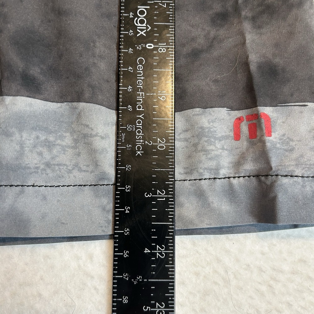 Travis Mathew Men's Board Shorts Trunks Athletics 10" Inseam Stars Gray Size 36 - Picture 6 of 16